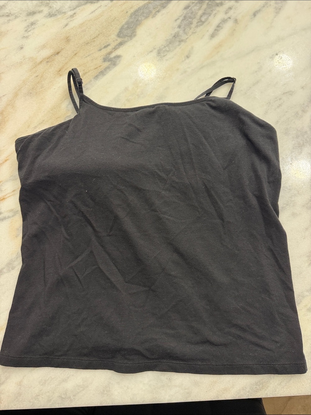 Black Women's Spaghetti Strap Cami Top - Classic Layering Tank
